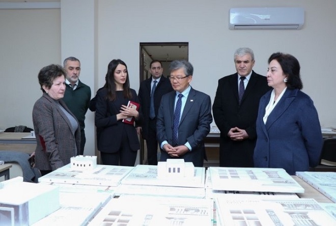 아제르바이잔 건축대학 방문